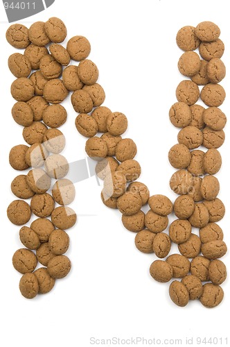 Image of Ginger Nut Alphabet N