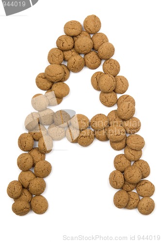 Image of Ginger Nut Alphabet A