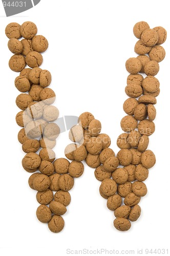 Image of Ginger Nut Alphabet W