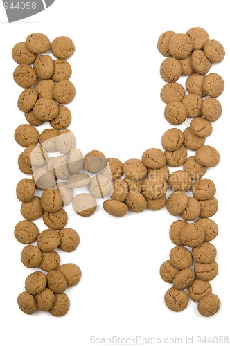 Image of Ginger Nut Alphabet H