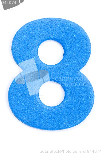 Image of Foam Digit Eight