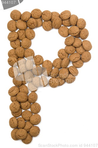 Image of Ginger Nut Alphabet P