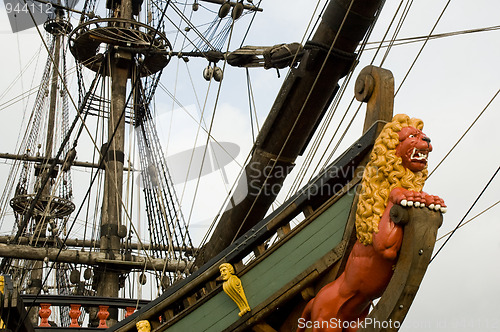 Image of Old Sailing Ship