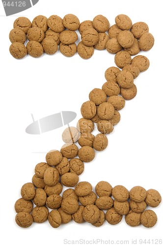 Image of Ginger Nut Alphabet Z