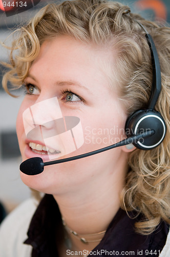 Image of Front desk worker