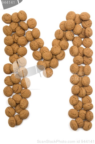 Image of Ginger Nut Alphabet M