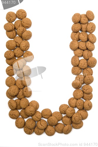 Image of Ginger Nut Alphabet U