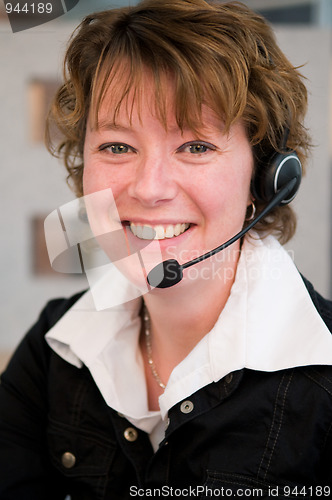 Image of Front desk worker
