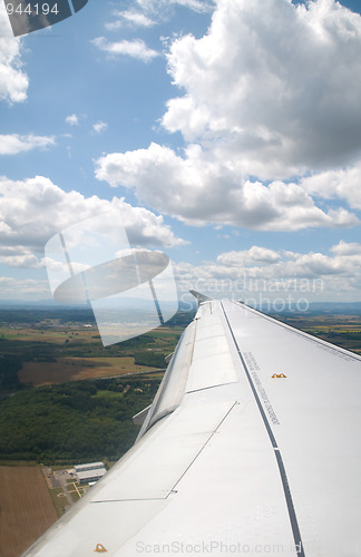 Image of Wing of airplane