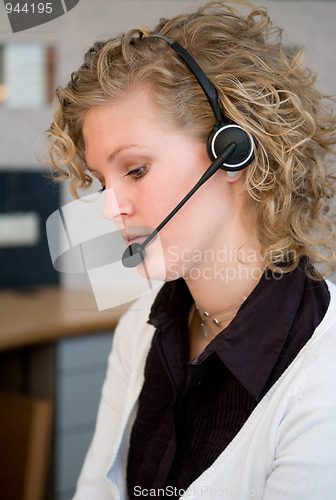 Image of Front desk worker