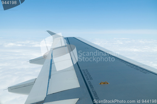 Image of Wing of airplane