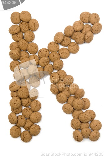 Image of Ginger Nut Alphabet K