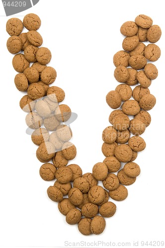 Image of Ginger Nut Alphabet V