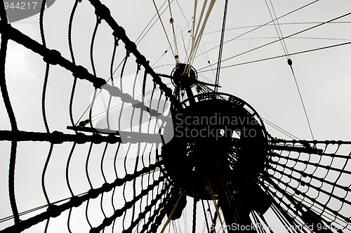 Image of Looking Up At A Ship