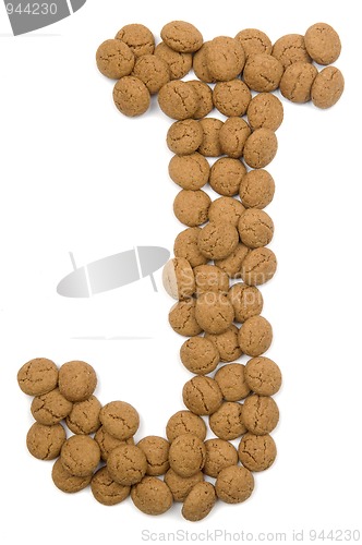 Image of Ginger Nut Alphabet J