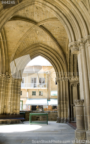 Image of mosque arch detail Lefkosia Cyprus