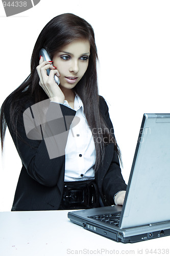 Image of  Businesswoman on Phone