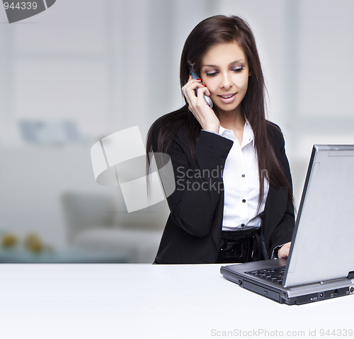 Image of  Businesswoman on Phone