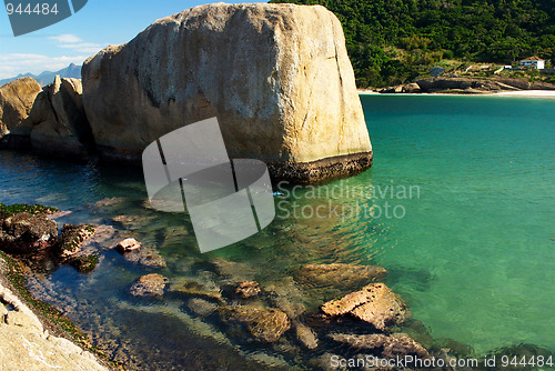 Image of Crystalline sea beach in Niteroi, Rio de Janeiro, Brazil