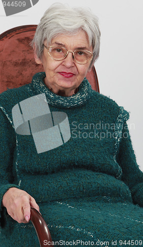 Image of Portrait of an old woman