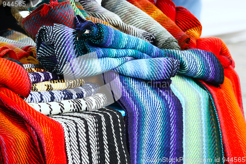 Image of colorful scarves 