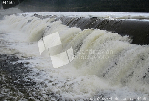 Image of Dam waterfall