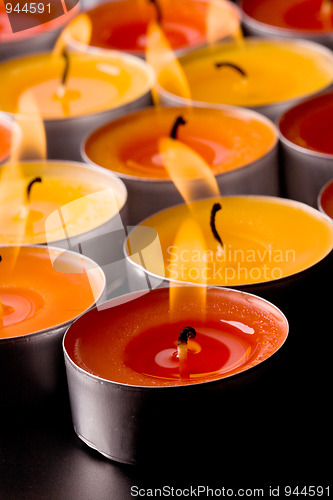 Image of flaming candles