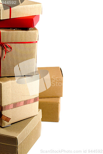 Image of stack of cardboard boxes