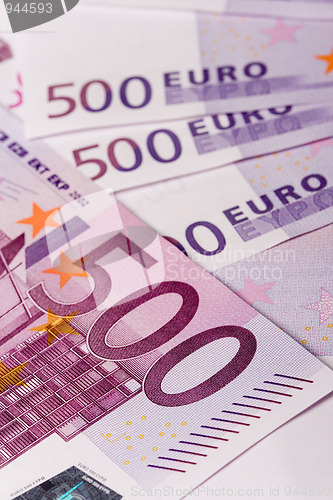 Image of euro banknotes