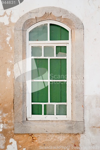 Image of Old wooden window