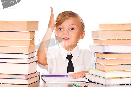 Image of Boy studying