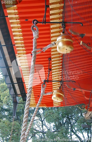 Image of Temple Roof With Bells