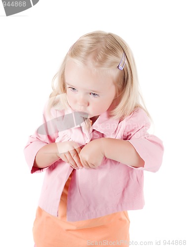 Image of Little girl in studio