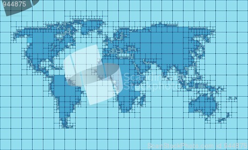 Image of earth map