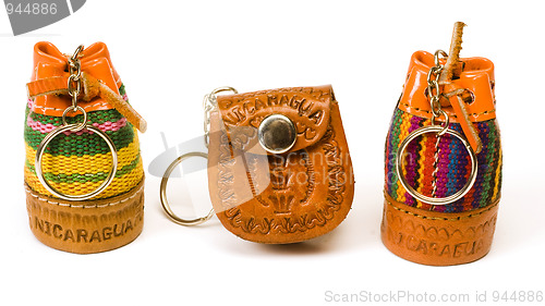 Image of keychain souvenirs from Nicaragua