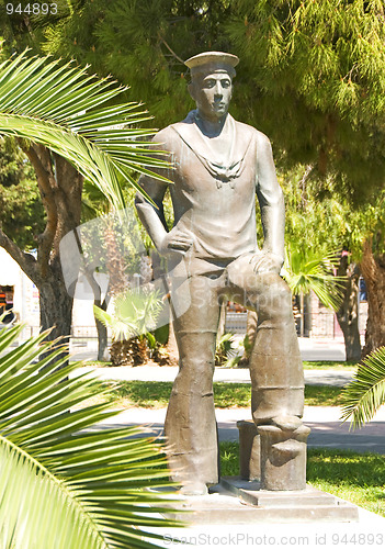 Image of sailor monument limassol Cyprus