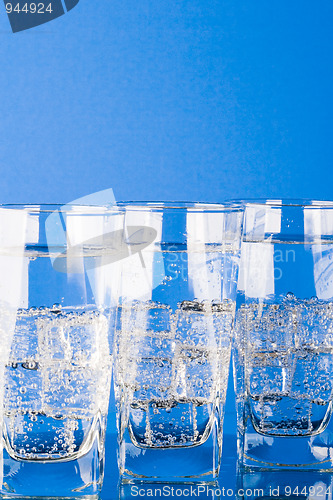 Image of glasses with cold water