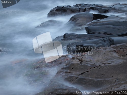 Image of breaking waves