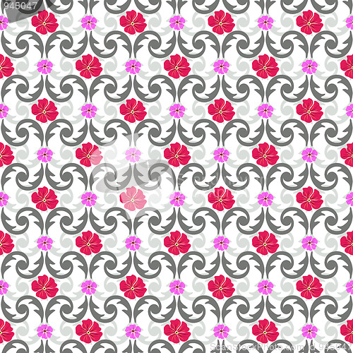 Image of Seamless Floral Pattern