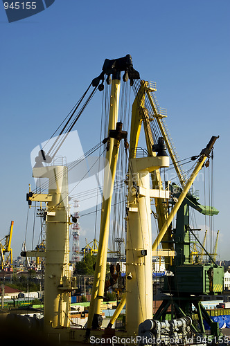 Image of Port cranes