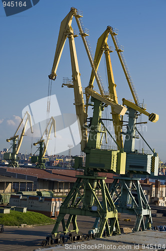 Image of Port cranes