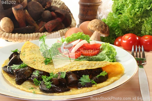 Image of Mushroom omelet