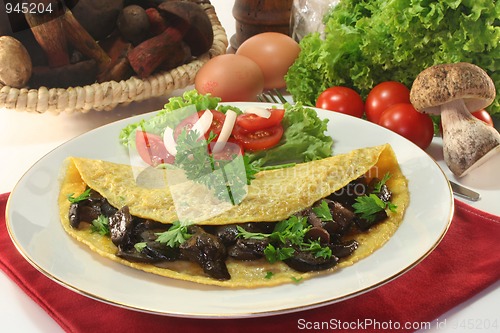 Image of Mushroom omelet