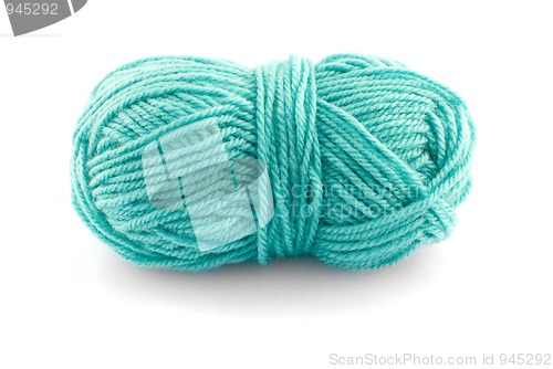 Image of Green knitting wool