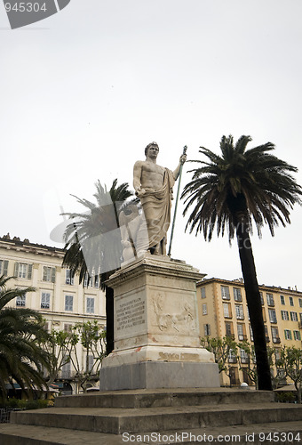 Image of Napoleon statue Bastia Corsica