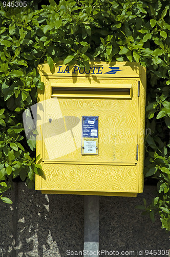 Image of common post office box France ajaccio corsica