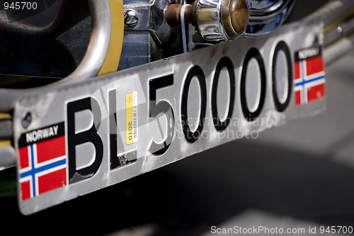 Image of Number plate