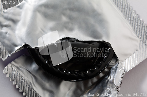 Image of Black condom