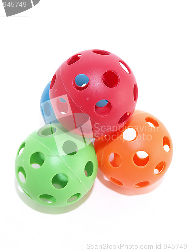 Image of Stacked Toy Balls