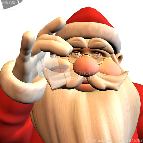 Image of Santa Claus in pose